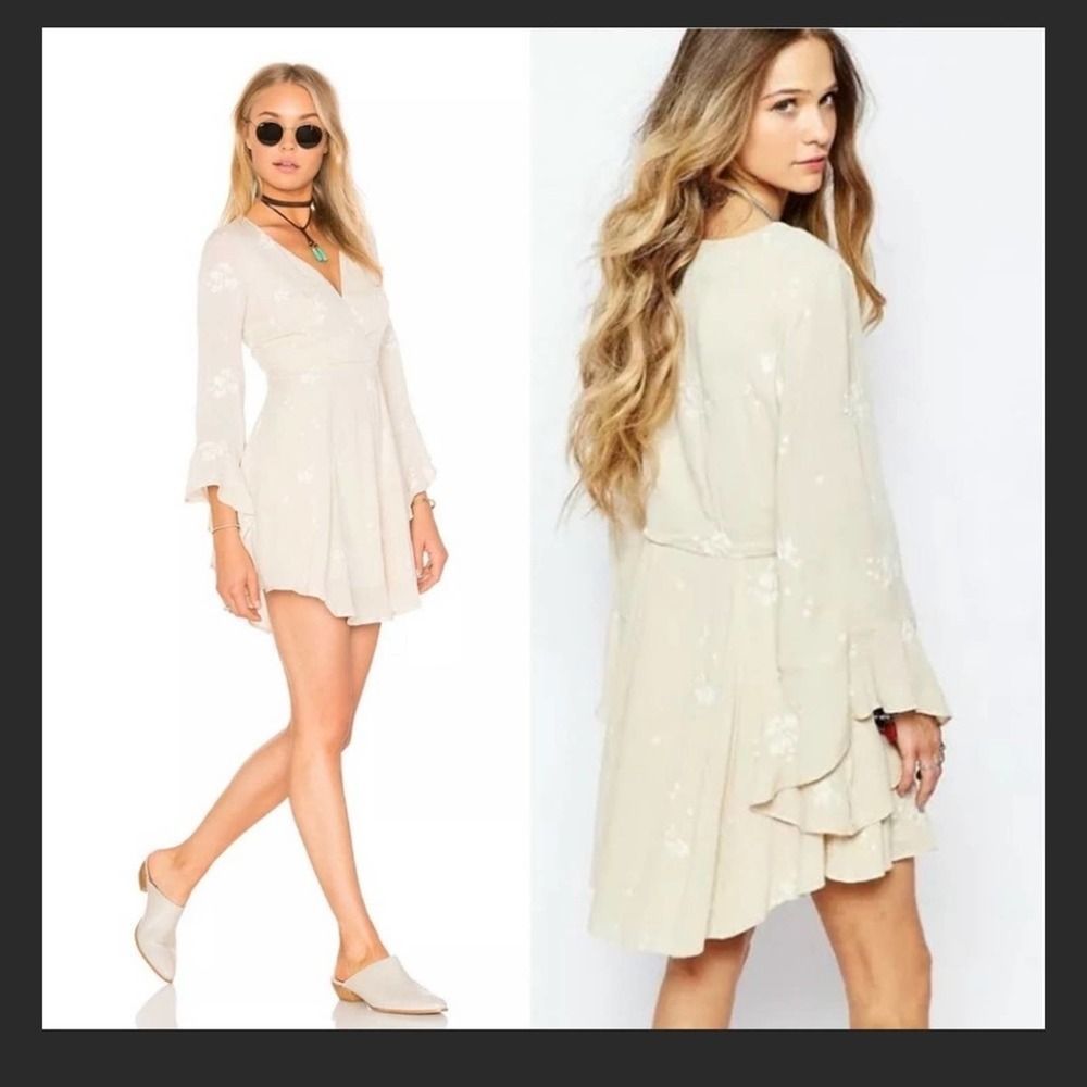 Free people Jasmine embroidered dress (A0006)